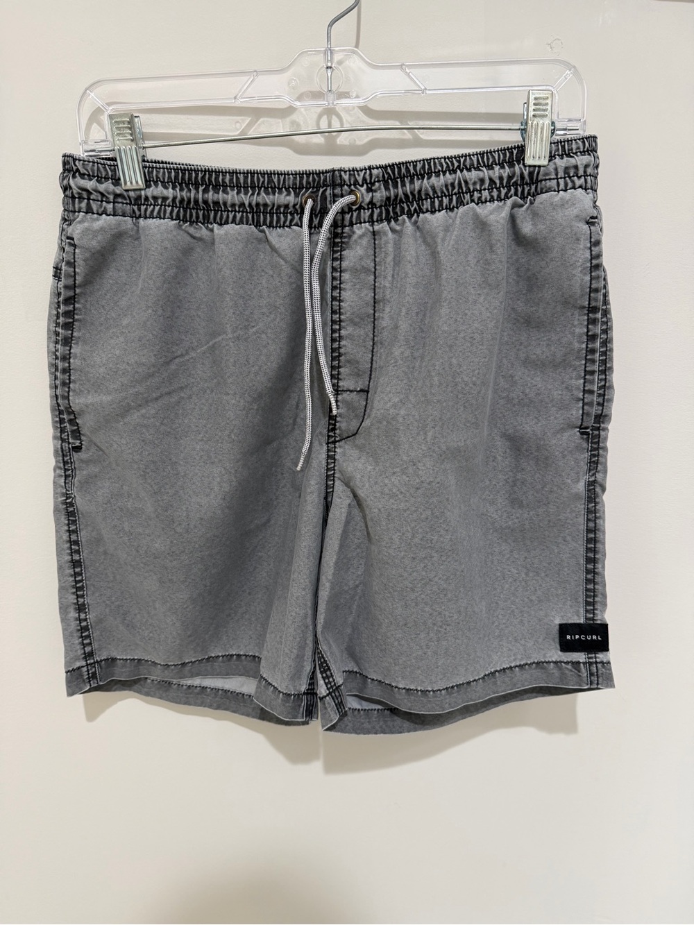 Rip Curl Washed Gray Men's Casual Swim Shorts size small - Picture 6 of 6